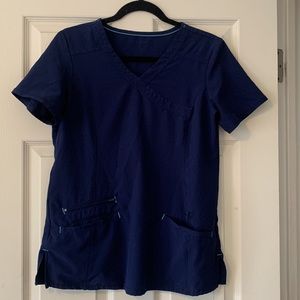 Womens Navy Scrub set